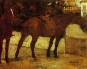 埃德加 德加 : Study of Horses